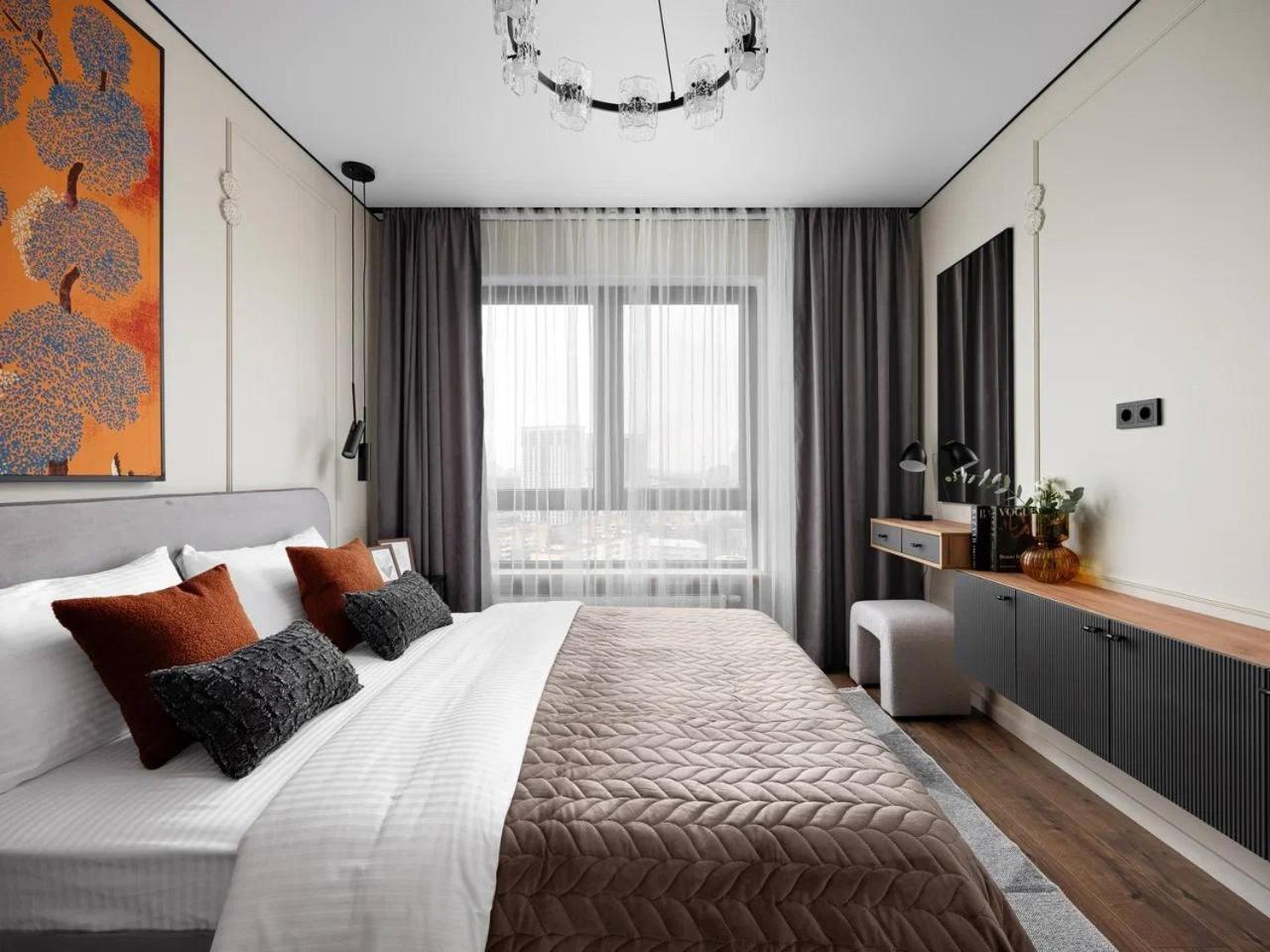 Great Apartment In The Center Of アルマトイ エクステリア 写真